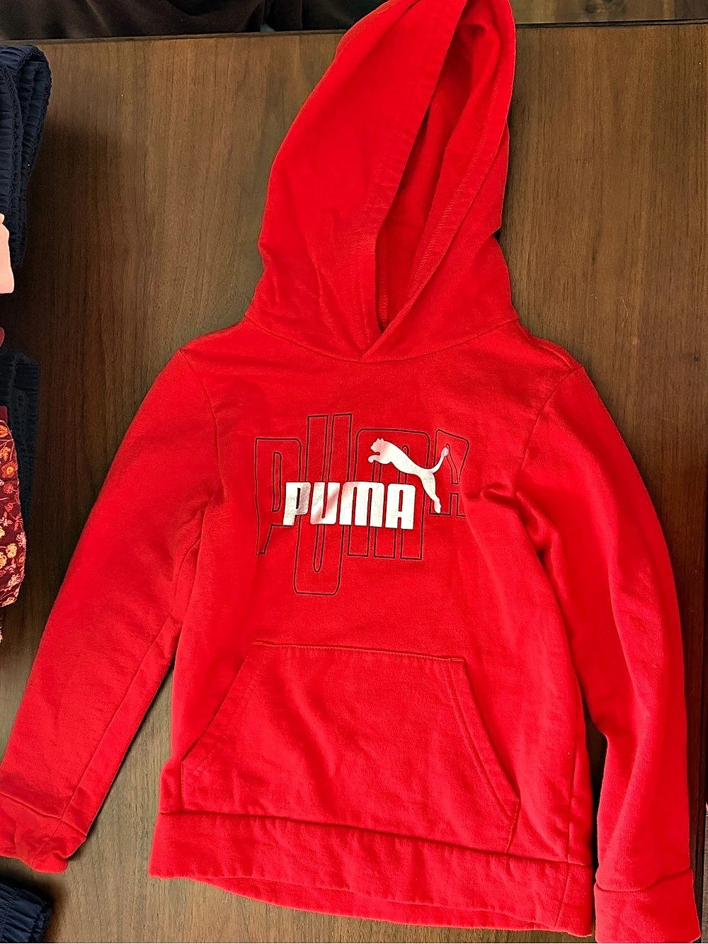 PUMA Kids Red Hoodie Size 6 Like New